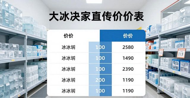 大冰块批发厂家怎么选？天津直供渠道靠谱吗