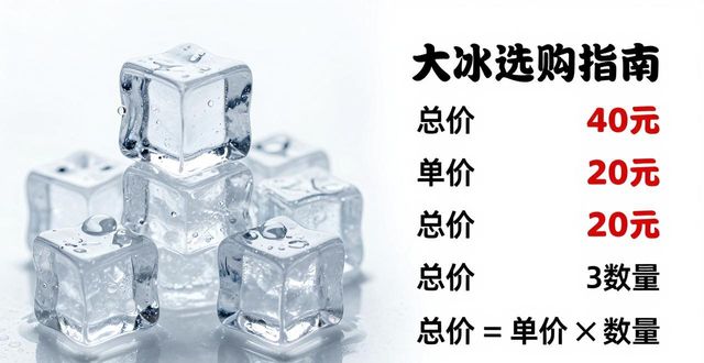 大冰块价格到底怎么算？天津冰块选购指南