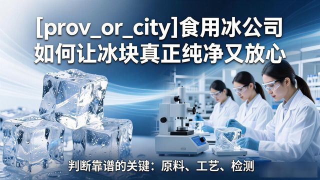 天津食用冰公司如何让冰块真正纯净又放心